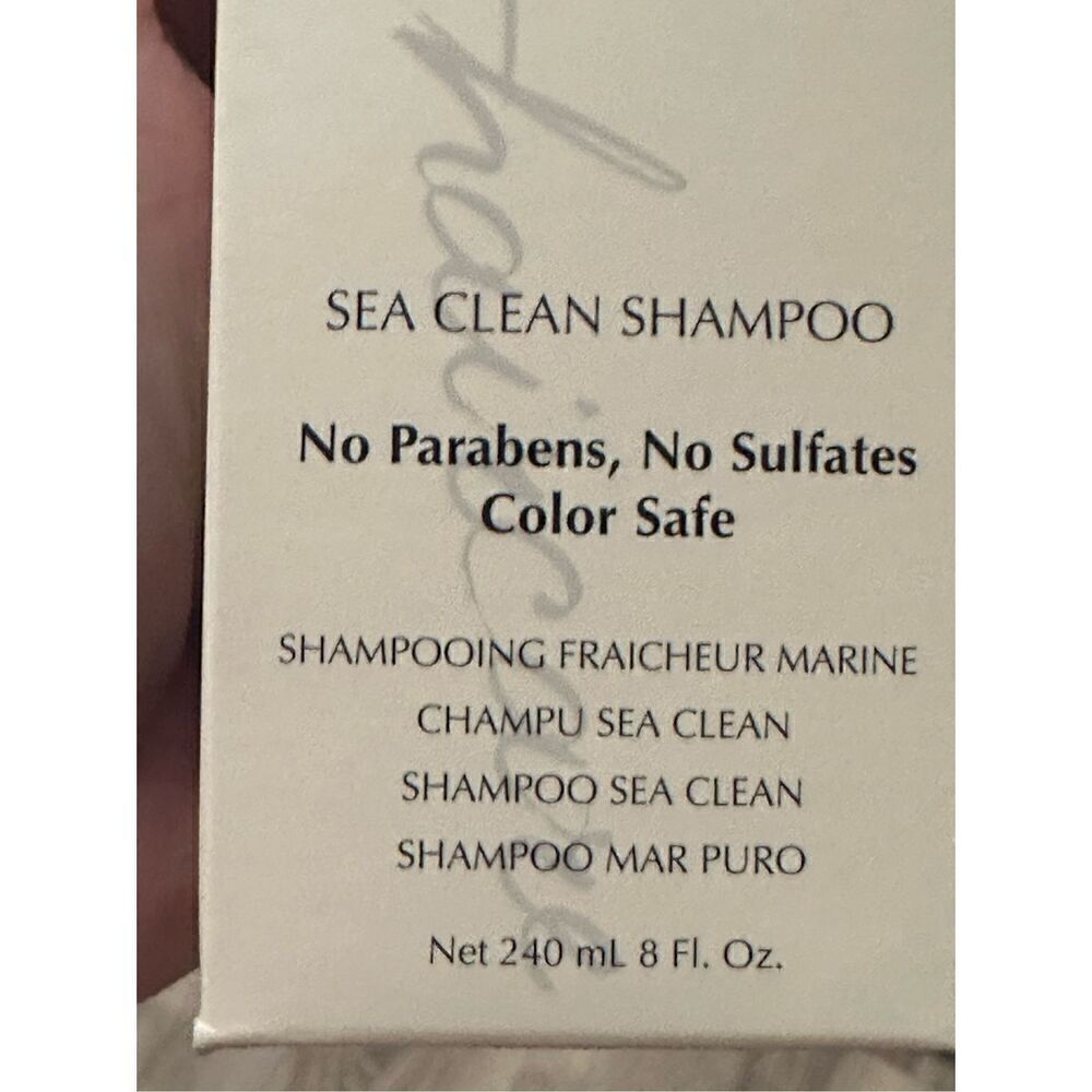 Ecru NEW IN BOX 2 (TWO) Sea Clean Shampoos full size (8 oz) no sulfates no parab - Picture 4 of 8